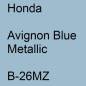 Preview: Honda, Avignon Blue Metallic, B-26MZ.